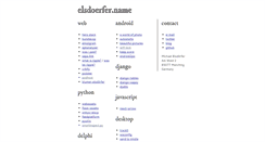 Desktop Screenshot of elsdoerfer.name